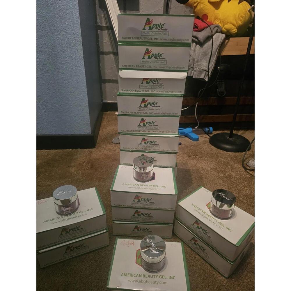 Apple Nail dip Powder Lot